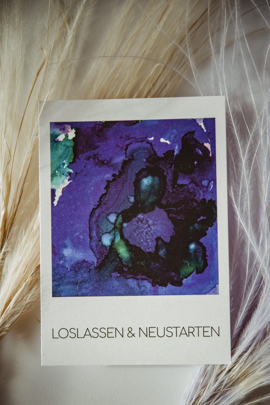 Postkarte mit Hypnose: Loslassen & Neustarten