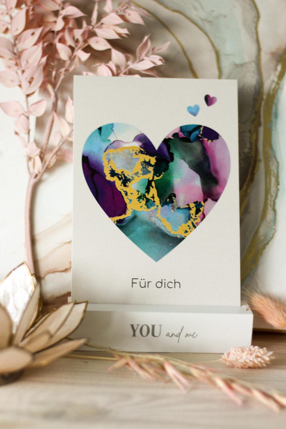 Postkarte mit Hypnose: Für dich
